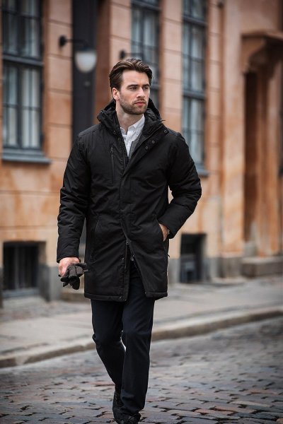 Zoom bild av Urban tech parka jacket, black