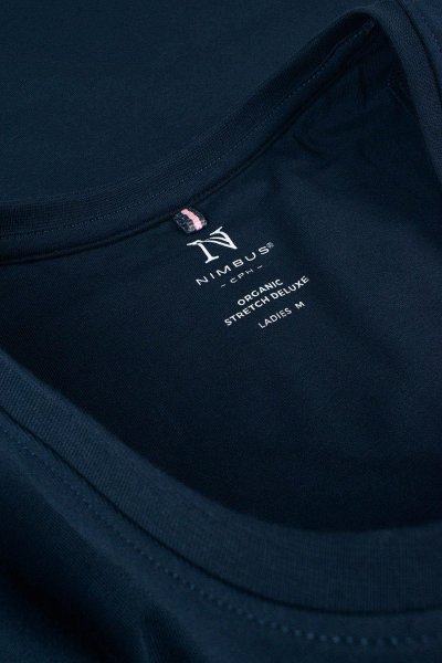 Zoom bild av Woman stretch tee comfort fit, navy