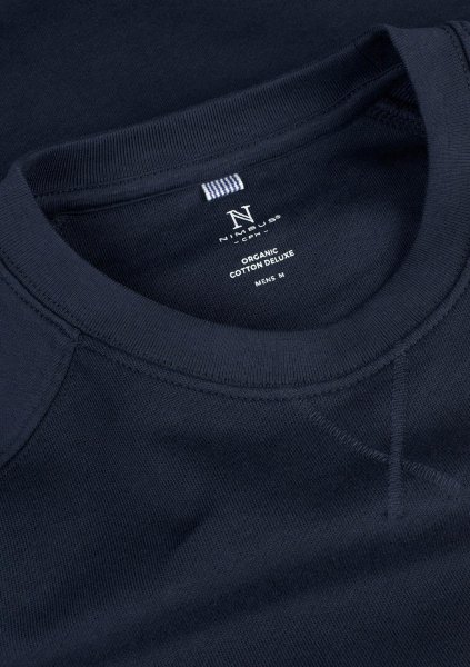 Zoom bild av Luxury lightweight crewneck, navy