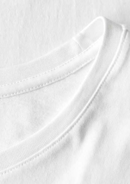 Zoom bild av Soft round neck t-shirt, white