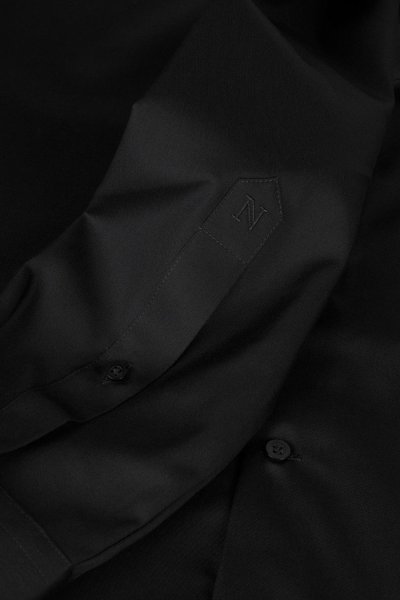 Zoom bild av Super non-iron business shirt slim fit, black