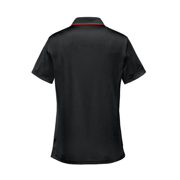 Zoom bild av Women's Monterey S/S Piped Polo, black/red