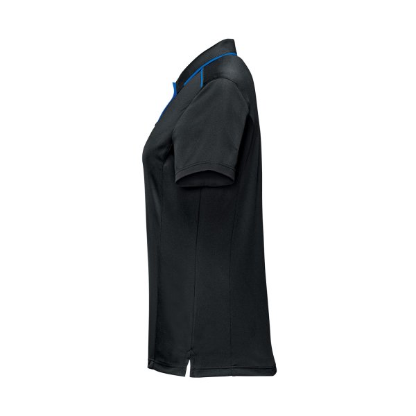 Zoom bild av Women's Monterey S/S Piped Polo, black/royal
