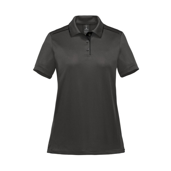Zoom bild av Women's Monterey S/S Piped Polo, granite/black