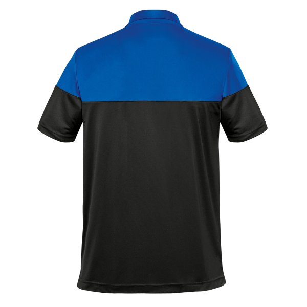 Zoom bild av Men's Monterey Two-Tone S/S Polo, black/royal blue