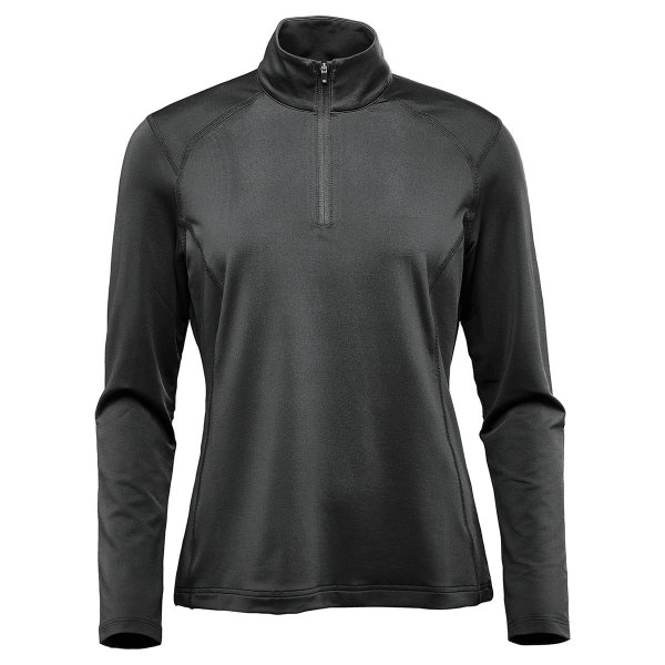 Zoom bild av Women's Augusta 1/4 Zip Long Sleeve, black