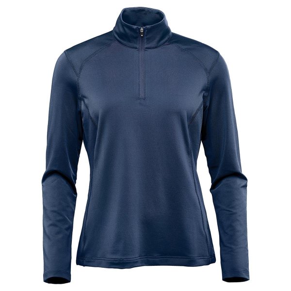 Zoom bild av Women's Augusta 1/4 Zip Long Sleeve, navy