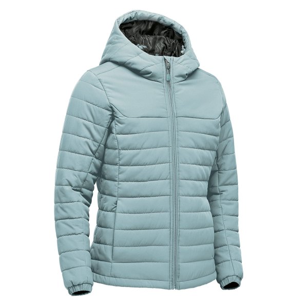 Zoom bild av Women's Nautilus Quilted Hoody, ice blue