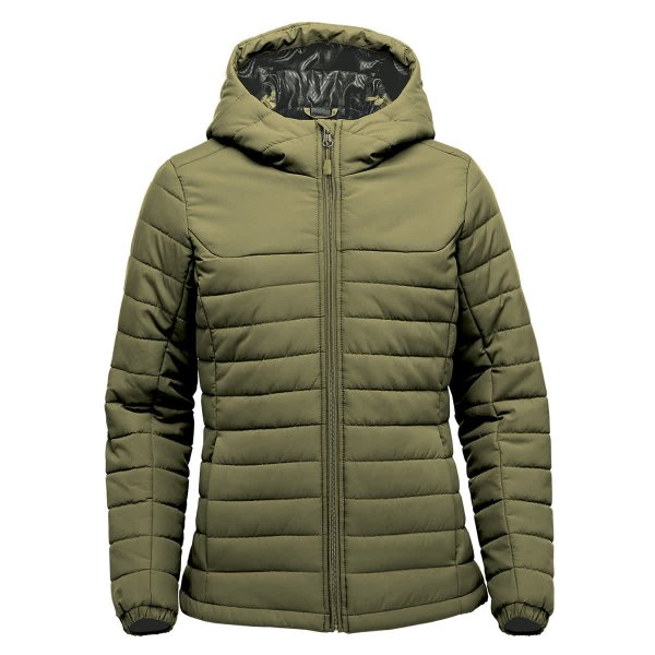 Zoom bild av Women's Nautilus Quilted Hoody, sage green