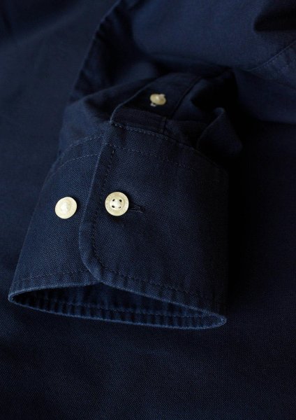 Zoom bild av Classic oxford shirt slim fit, navy