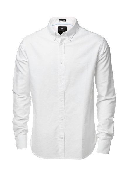 Zoom bild av Classic oxford shirt modern fit, white