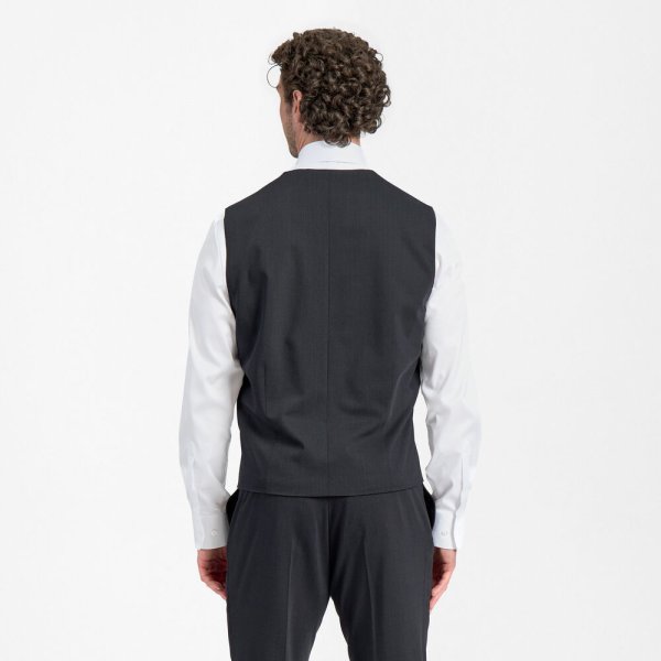 Zoom bild av Traveller mens waistcoat regular fit, charcoal
