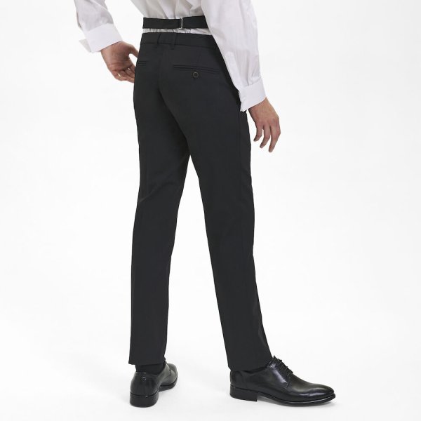Zoom bild av Traveller mens trouser fitted, black