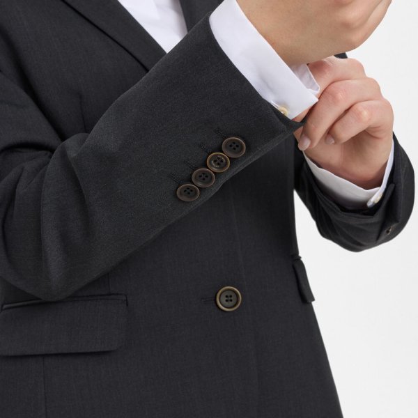 Zoom bild av Traveller womens blazer modern fit, charcoal