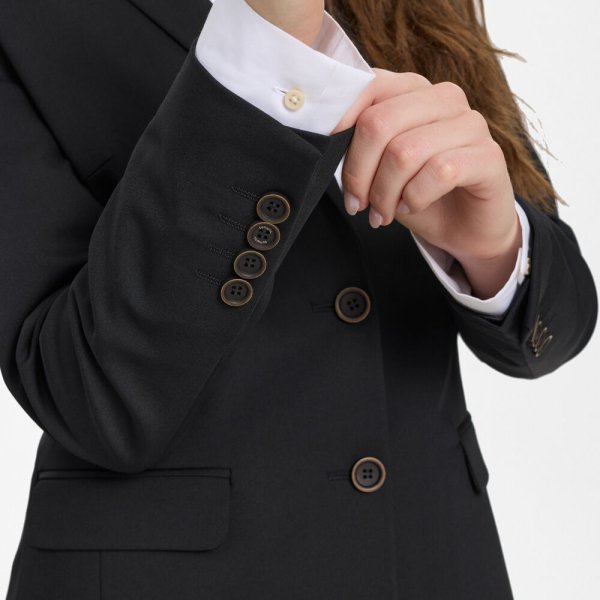 Zoom bild av Traveller womens blazer long modern fit, black