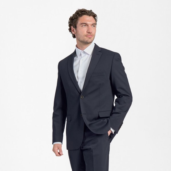 Zoom bild av Traveller mens blazer regular fit, dark navy