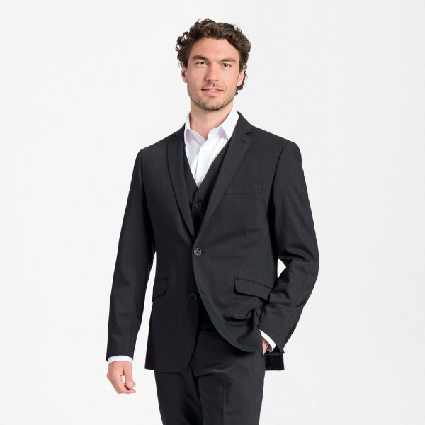 Zoom bild av Traveller mens blazer modern fit, charcoal