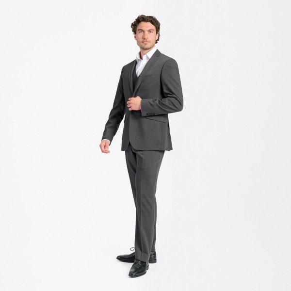 Zoom bild av Traveller mens blazer modern fit, dark grey