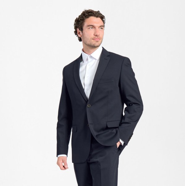 Zoom bild av Traveller mens blazer modern fit, dark navy