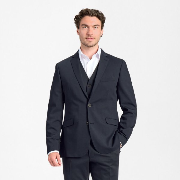 Zoom bild av Traveller mens blazer modern fit, dark navy