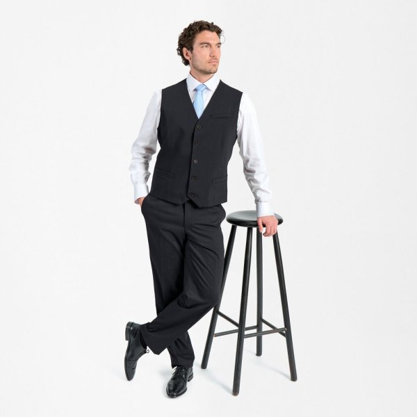 Zoom bild av Traveller mens waistcoat regular fit, charcoal