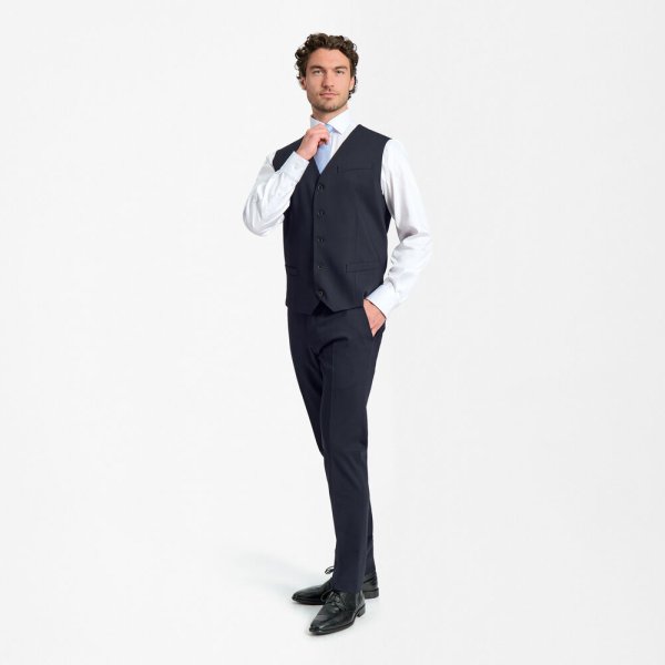 Zoom bild av Traveller mens waistcoat regular fit, dark navy