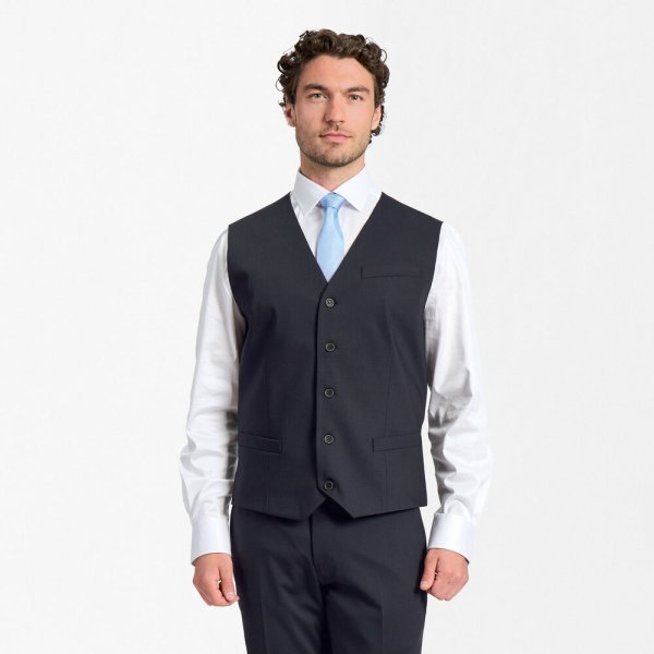 Zoom bild av Traveller mens waistcoat regular fit, dark navy