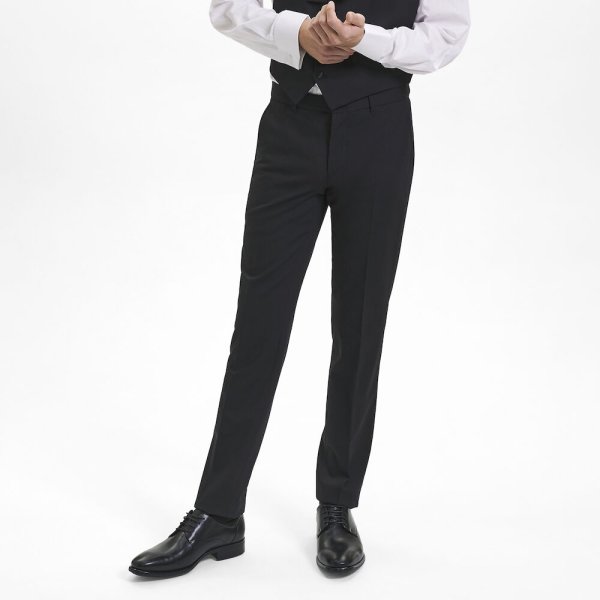 Zoom bild av Traveller mens trouser fitted, black
