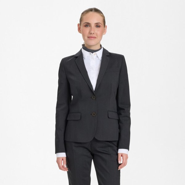 Zoom bild av Traveller womens blazer modern fit, charcoal