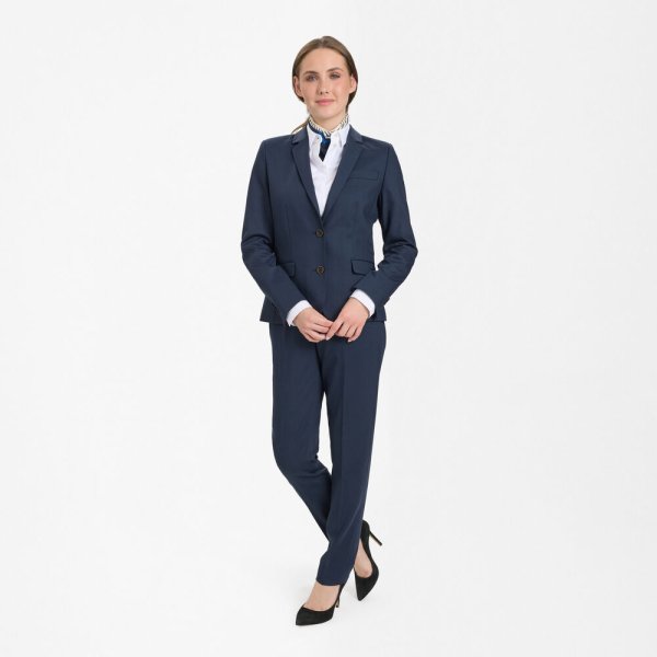 Zoom bild av Traveller womens blazer modern fit, dark blue