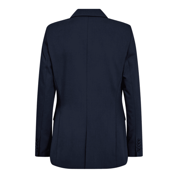 Zoom bild av Traveller womens blazer long modern fit, dark blue