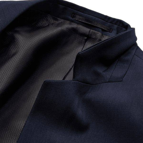 Zoom bild av Traveller womens blazer long modern fit, dark blue