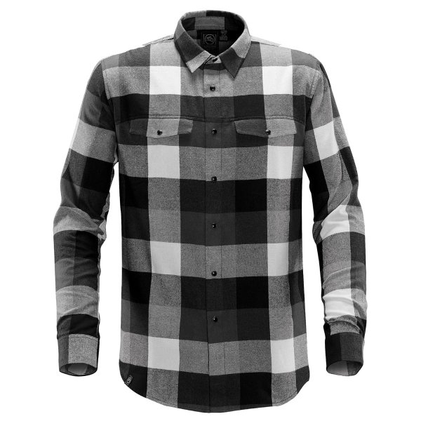 Zoom bild av Men's Logan Snap Front Shirt, black/dolphin