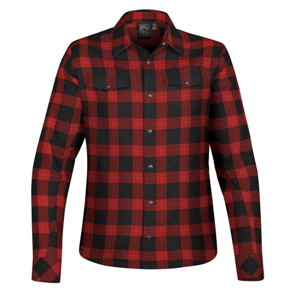 Zoom bild av Women's Logan Snap Front Shirt, red/black