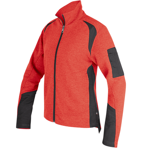 Zoom bild av Womens crew Cardigan, red/black