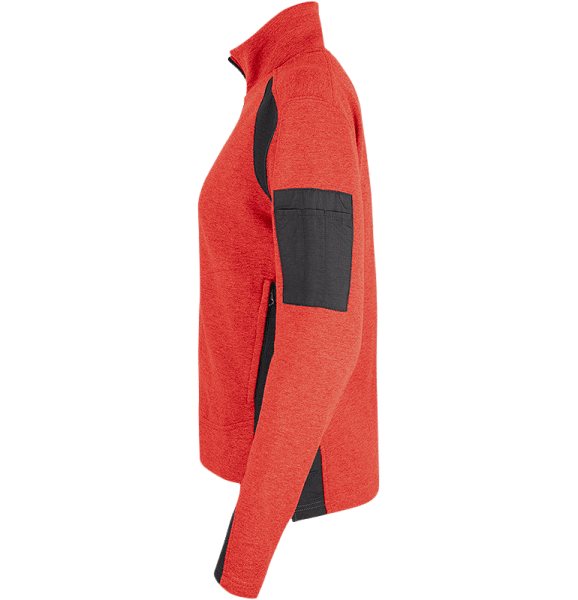 Zoom bild av Womens crew Cardigan, red/black