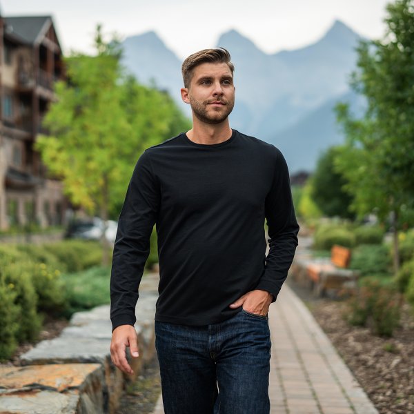 Zoom bild av Men's Stockton L/S Tee, black