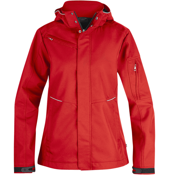 Zoom bild av Womens Softshell Jacket 3-layer, red