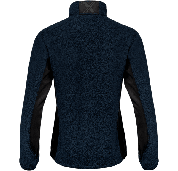 Zoom bild av Womens pile fleece jacket, navy/black