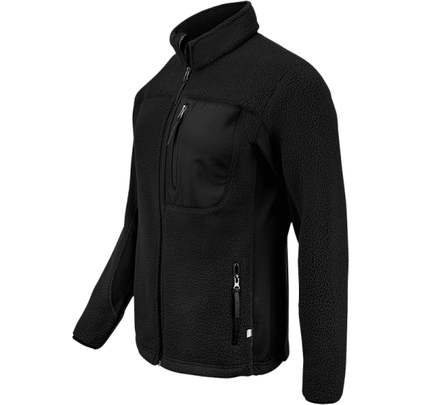 Zoom bild av Womens pile fleece jacket, black