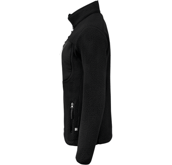 Zoom bild av Womens pile fleece jacket, black
