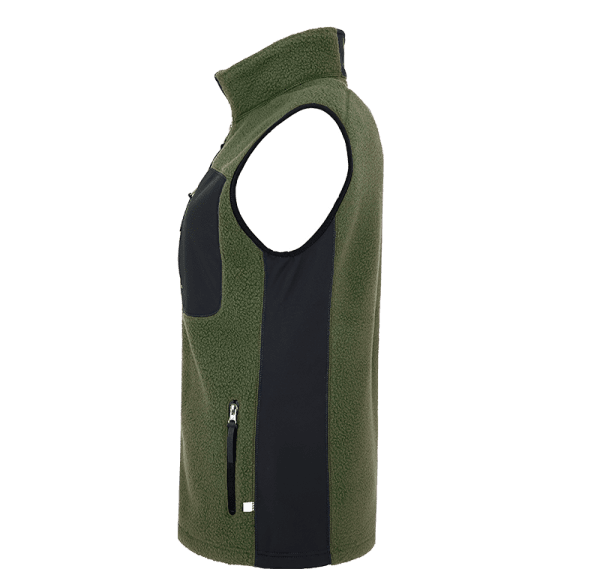Zoom bild av Womens pile Fleece Vest, green/black