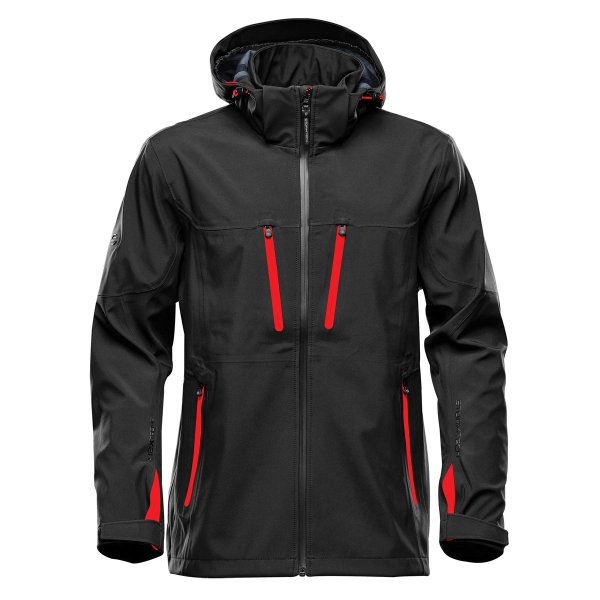 Zoom bild av Men's Patrol Softshell, black/red